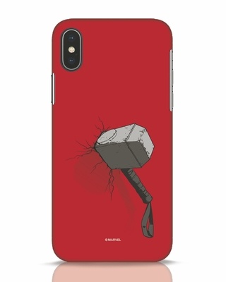 Shop Thor Hammer iPhone X Mobile Cover-Front