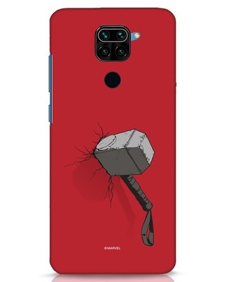 Shop Thor Hammer Xiaomi Redmi Note 9 Mobile Cover-Front