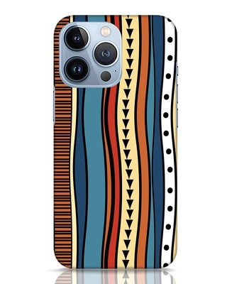 Shop Tribal Wave Designer Hard Cover for iPhone 13 Pro-Front