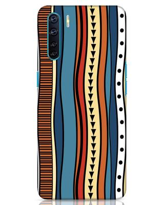 Shop Tribal Wave Oppo F15 Mobile Covers-Front