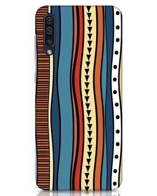 Shop Tribal Wave Samsung Galaxy A50 Mobile Covers-Front
