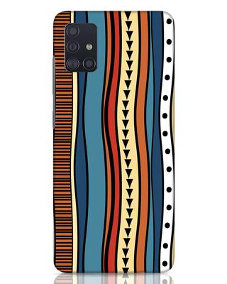 Shop Tribal Wave Samsung Galaxy A51 Mobile Cover-Front