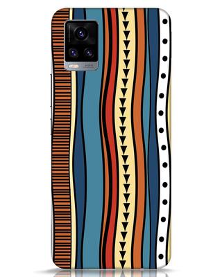 Shop Tribal Wave Vivo V20 Mobile Covers-Front