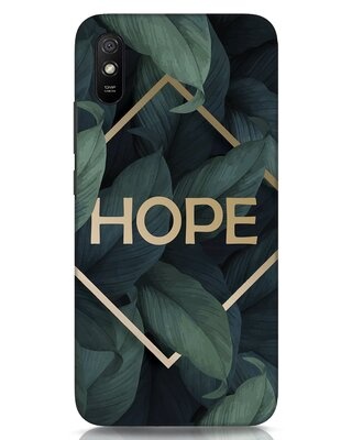 Tropical Leaves Hope Xiaomi Redmi 9A Mobile Cover