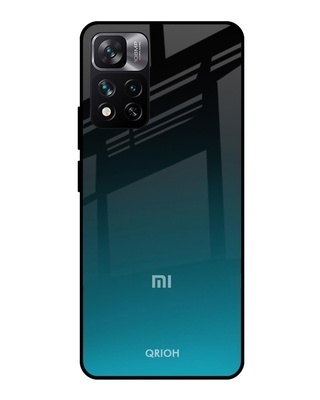 Shop Ultramarine Printed Premium Glass Cover for Mi 11i HyperCharge (Shockproof, Light Weight)-Front