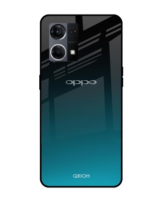 Shop Ultramarine Printed Premium Glass Cover for OPPO F21 Pro (Shockproof, Light Weight)-Front