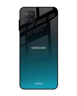 Shop Ultramarine Printed Premium Glass Cover for Samsung Galaxy M12 (Shock Proof, Light Weight)-Front