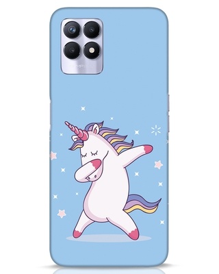 Shop Unicorn Designer Hard Cover for Realme 8i-Front
