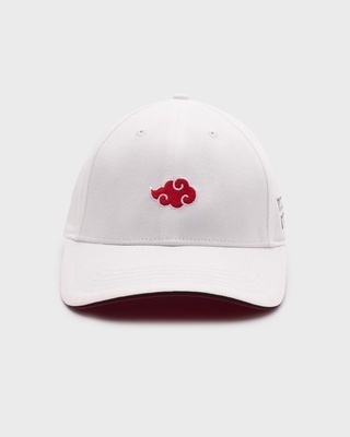 Shop Unisex White Rouge Ninja Club Embroidered Baseball Cap-Front