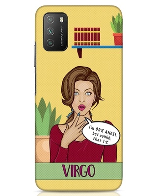 Shop Virgo Zodiac Designer Hard Cover for Xiaomi Poco M3-Front