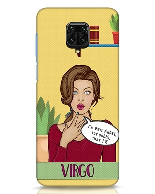 Shop Virgo Zodiac Designer Hard Cover for Xiaomi Redmi Note 9 Pro Max-Front