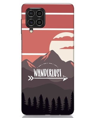 Shop Wanderlust Mountains Samsung Galaxy F62 Mobile Cover-Front