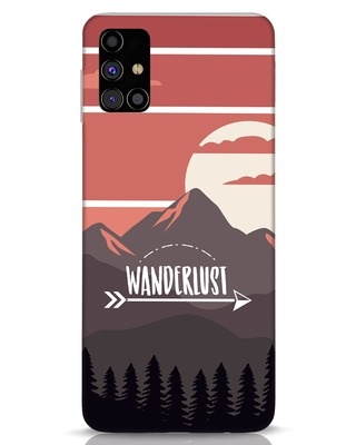 Shop Wanderlust Mountains Samsung Galaxy M31s Mobile Cover-Front