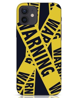 Shop Warning Tresspasser iPhone 12 Mobile Cover-Front