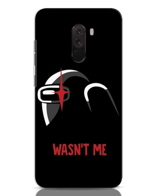 Shop Wasnt Me Xiaomi POCO F1 Mobile Cover-Front