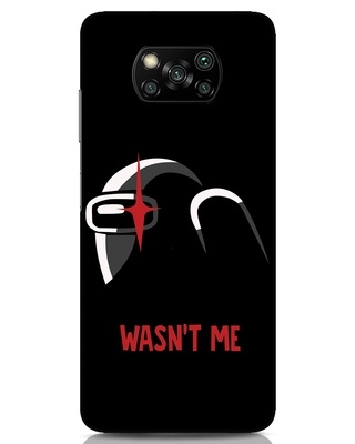 Shop Wasnt Me Xiaomi Poco x3 Mobile Cover-Front