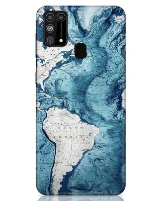 Shop Weather Map Printed Designer Hard Cover for Samsung Galaxy M31 (Impact Resistant, Matte Finish)-Front