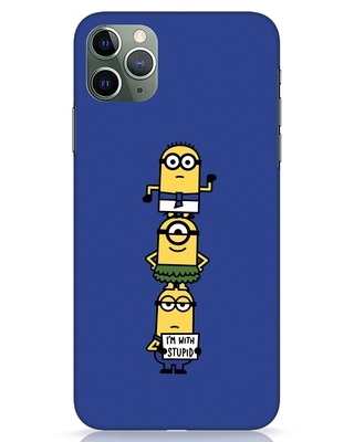 Shop Weirdo Minion iPhone 11 Pro Max Mobile Cover-Front