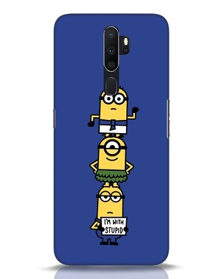 Shop Weirdo Minion Oppo A5 2020 Mobile Cover-Front