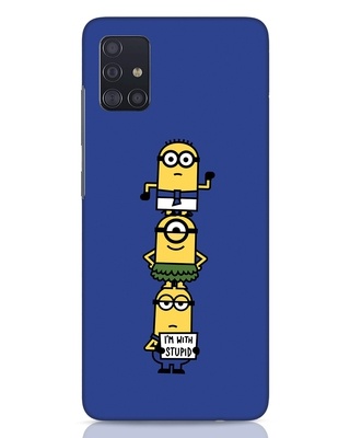Shop Weirdo Minion Samsung Galaxy A51 Mobile Cover-Front