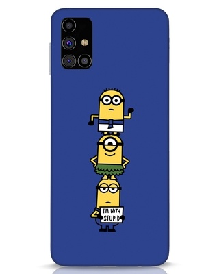 Shop Weirdo Minion Samsung Galaxy M31s Mobile Cover-Front