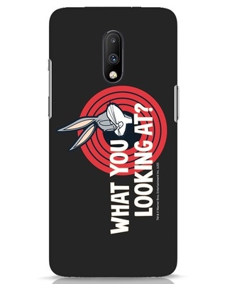Shop What You Lookin At OnePlus 7 Mobile Cover (LTL)-Front