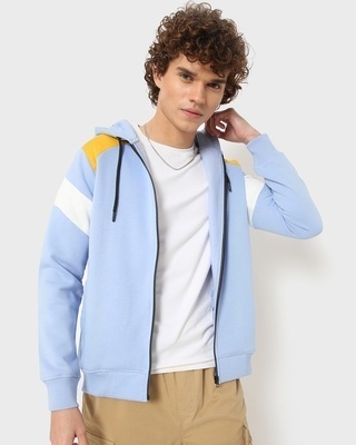 Shop Wind Surfer Color Block Hoodie Sweatshirt-Front