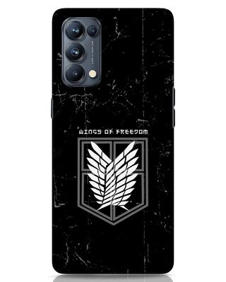 Shop Wings Of Freedom Oppo Reno 5 Pro Mobile Cover-Front