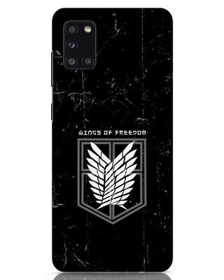 Shop Wings Of Freedom Samsung Galaxy A31 Mobile Covers-Front