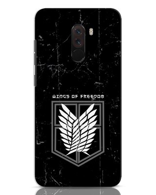 Shop Wings Of Freedom Xiaomi POCO F1 Mobile Cover-Front