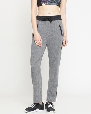 Shop Women's Grey Track Pants-Front