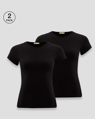 Black Women S T Shirts Buy Black Online Bewakoof Com