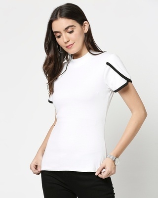 Shop Women's Petal Sleeves T-Shirt-Front