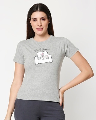 Shop Women's Printed Lounge T-shirt-Front