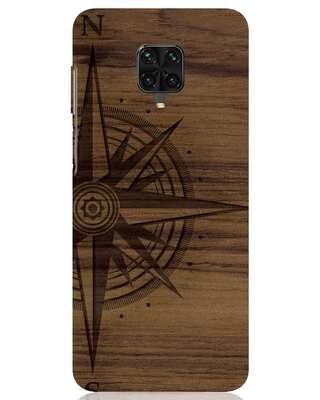 Shop Wood Compass Xiaomi Poco M2 pro Mobile Cover-Front