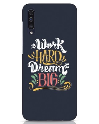Shop Work Hard Samsung Galaxy A50 Mobile Cover-Front