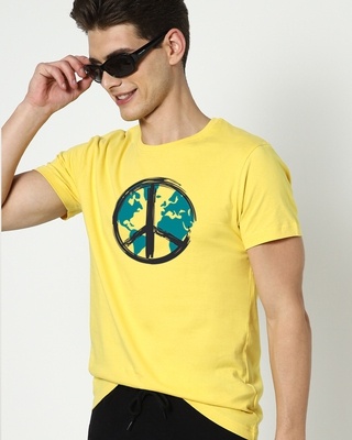 Shop World Peace Men's T-shirt-Front