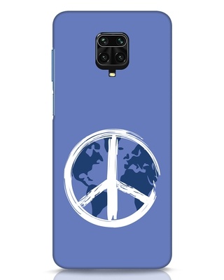 Shop World Peace Designer Hard Cover for Xiaomi Redmi Note 9 Pro Max-Front