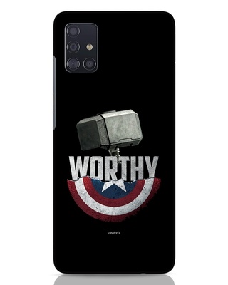 Shop Worthy Captian Designer Hard Cover for Samsung Galaxy A51-Front