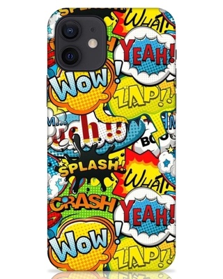 Shop Wow Splash Printed Designer Hard Cover for iPhone 12 (Impact Resistant, Matte Finish)-Front