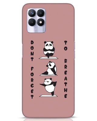 Shop Yogi Panda Designer Hard Cover for Realme 8i-Front