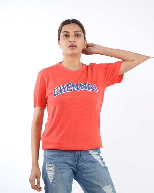 Shop Women's Chennai Sport T-shirt in Red-Front