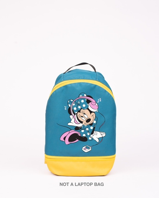 Shop A Happy Music Printed Mini Small Backpack-Front