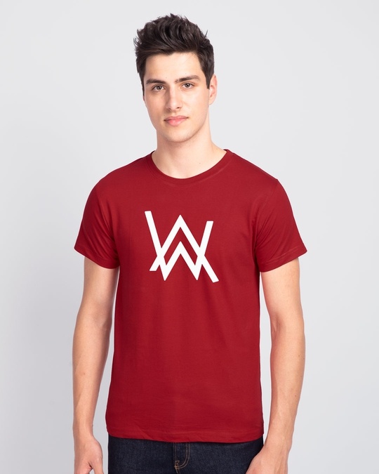 Shop A.W. Music Glow In Dark Half Sleeve T-Shirt -Back