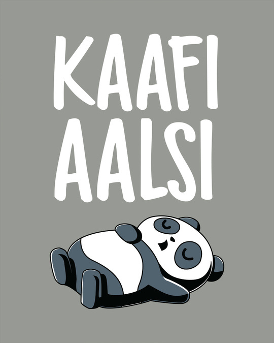 Shop Aalsi Panda Boyfriend T-Shirt-Full