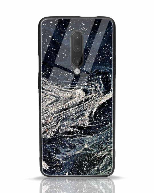 Shop Abstract Glitter OnePlus 7 Pro Glass Mobile Cover-Front