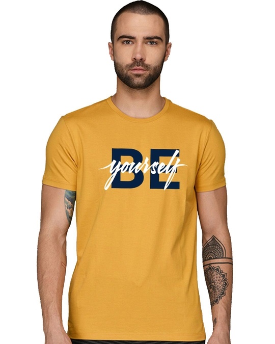 Shop Be Yourself Printed T Shirts For Men-Front