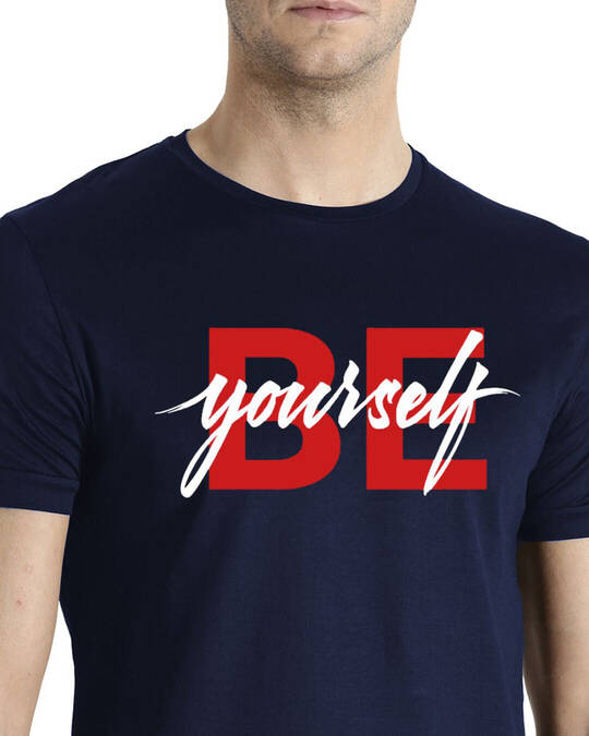 Shop Be Yourself Printed T-shirt for Men-Full