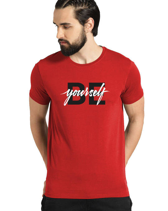 Shop Be Yourself Printed T-shirt for Men's