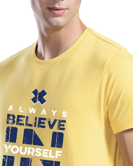 Shop Believe In Yourself Printed T Shirts For Men-Full